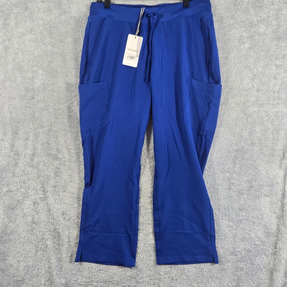 Mandala W_Cargo Petite Galaxy Blue Scrub Pants Equa-Tek Large GAWCP-L New